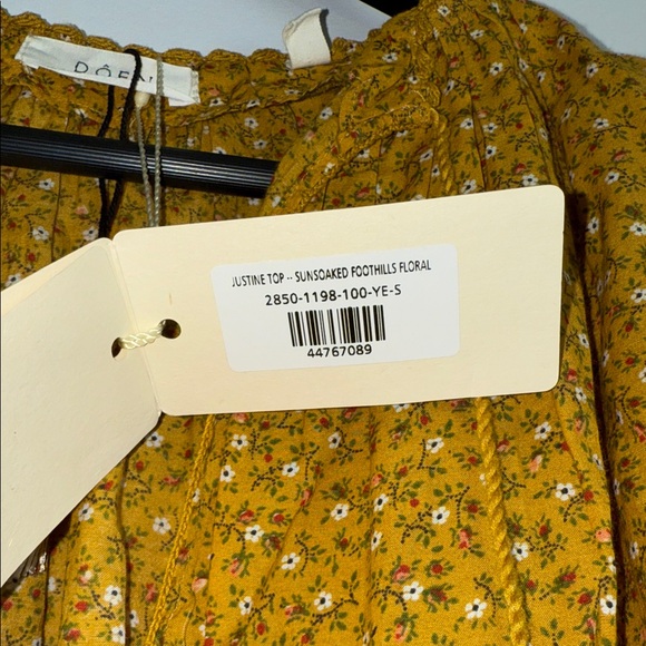 NWT DOEN Justine Top in Sunsoaked Foothills Floral - Picture 3 of 7